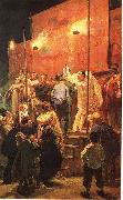 Viktor Vasnetsov Acrobats. Festival in a Paris suburb painting